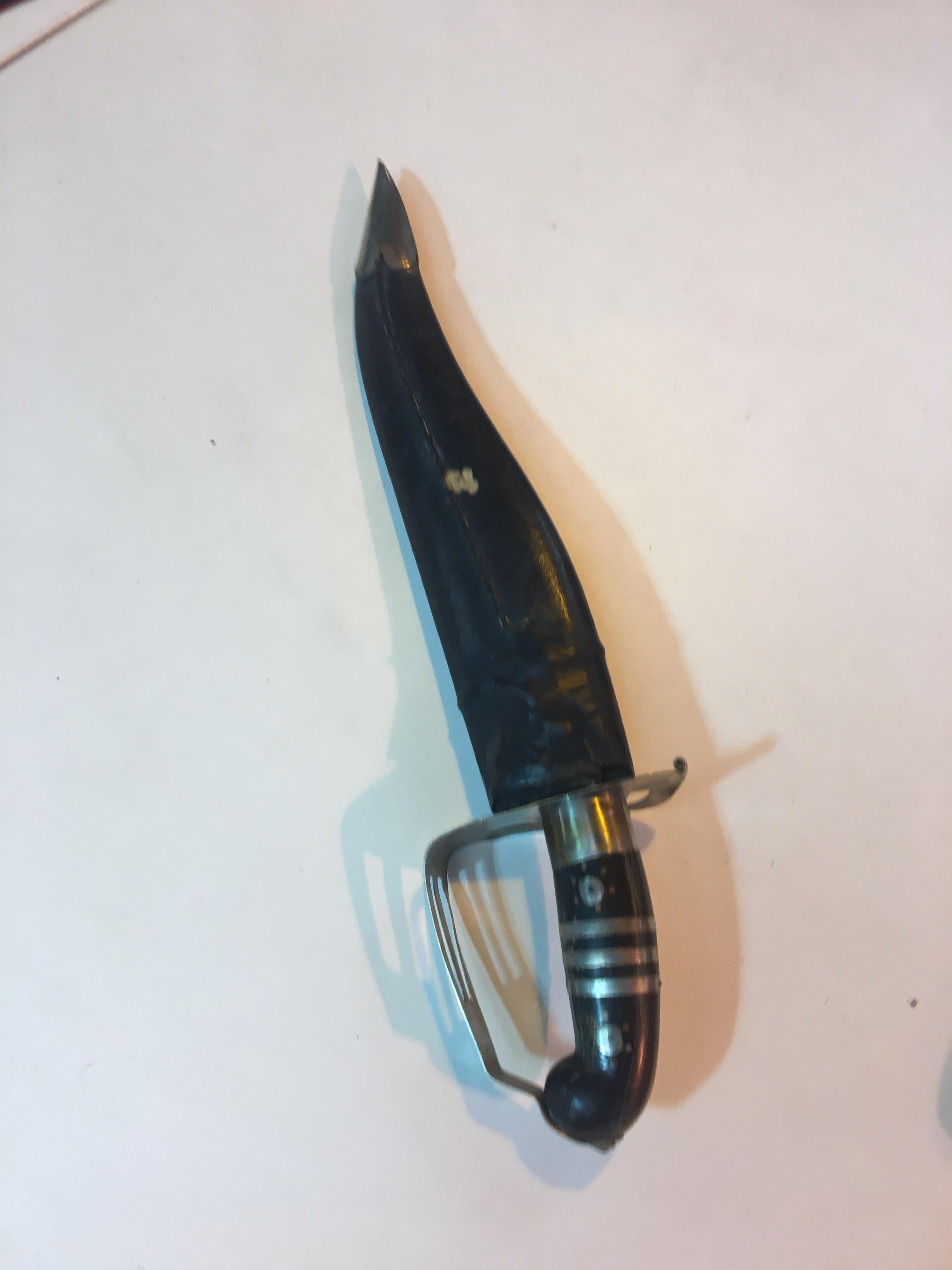 Vintage dagger and sheath