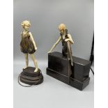 Two Art Deco Style Figurines