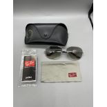 Pair cased Ray-Ban sunglasses