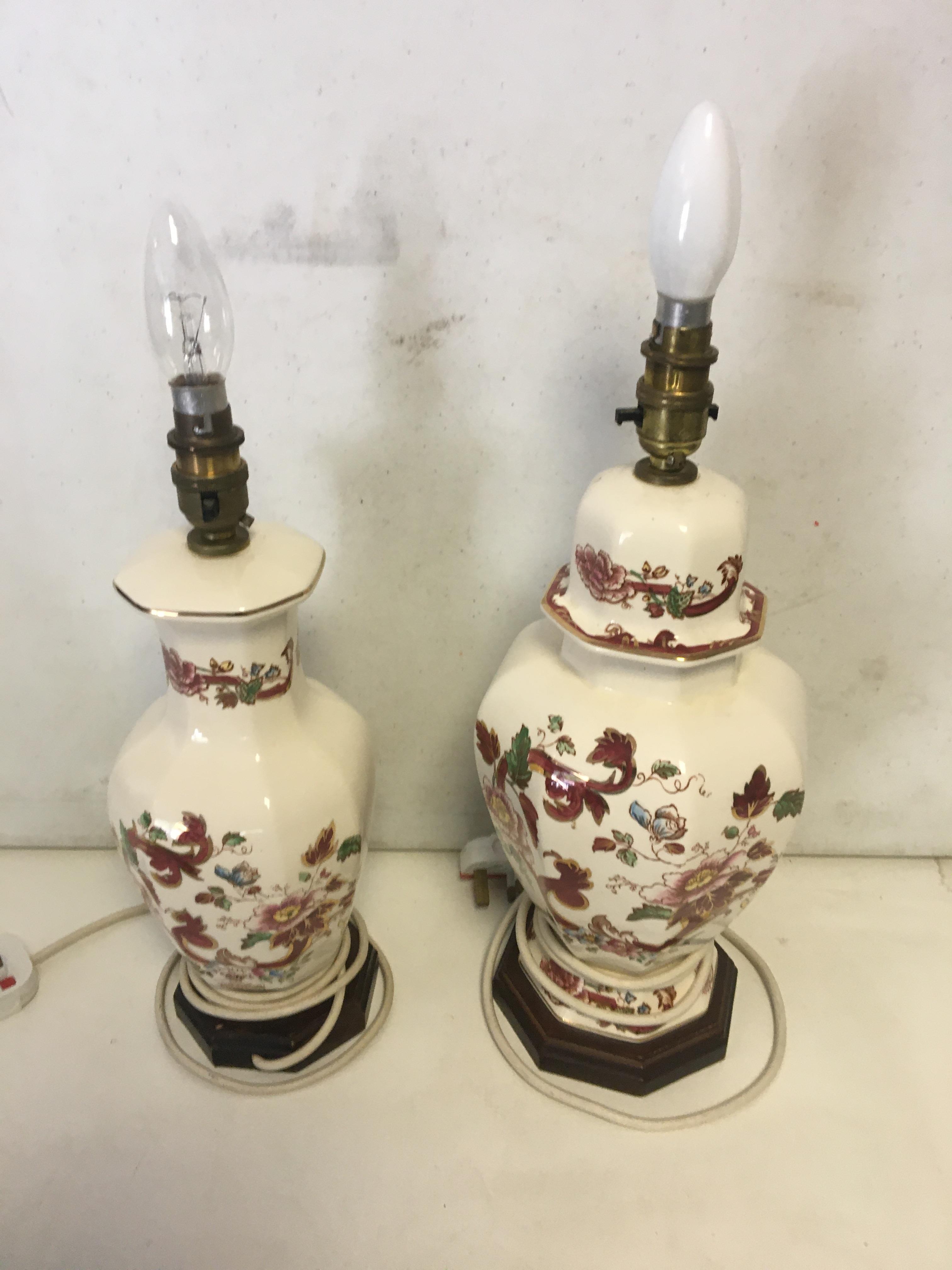 Two Masons Ironstone lamps - Image 3 of 3