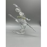 Boxed Swarovski Ballerina, minor nibble to finger