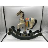 Modern Mini Horse on Rocker 28cm Good Condition, n