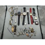 Quantity of dress jewellery to include watches, br