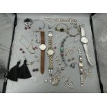 Quantity of dress jewellery to include watches, ea