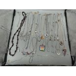 Quantity of necklaces to include silver examples.