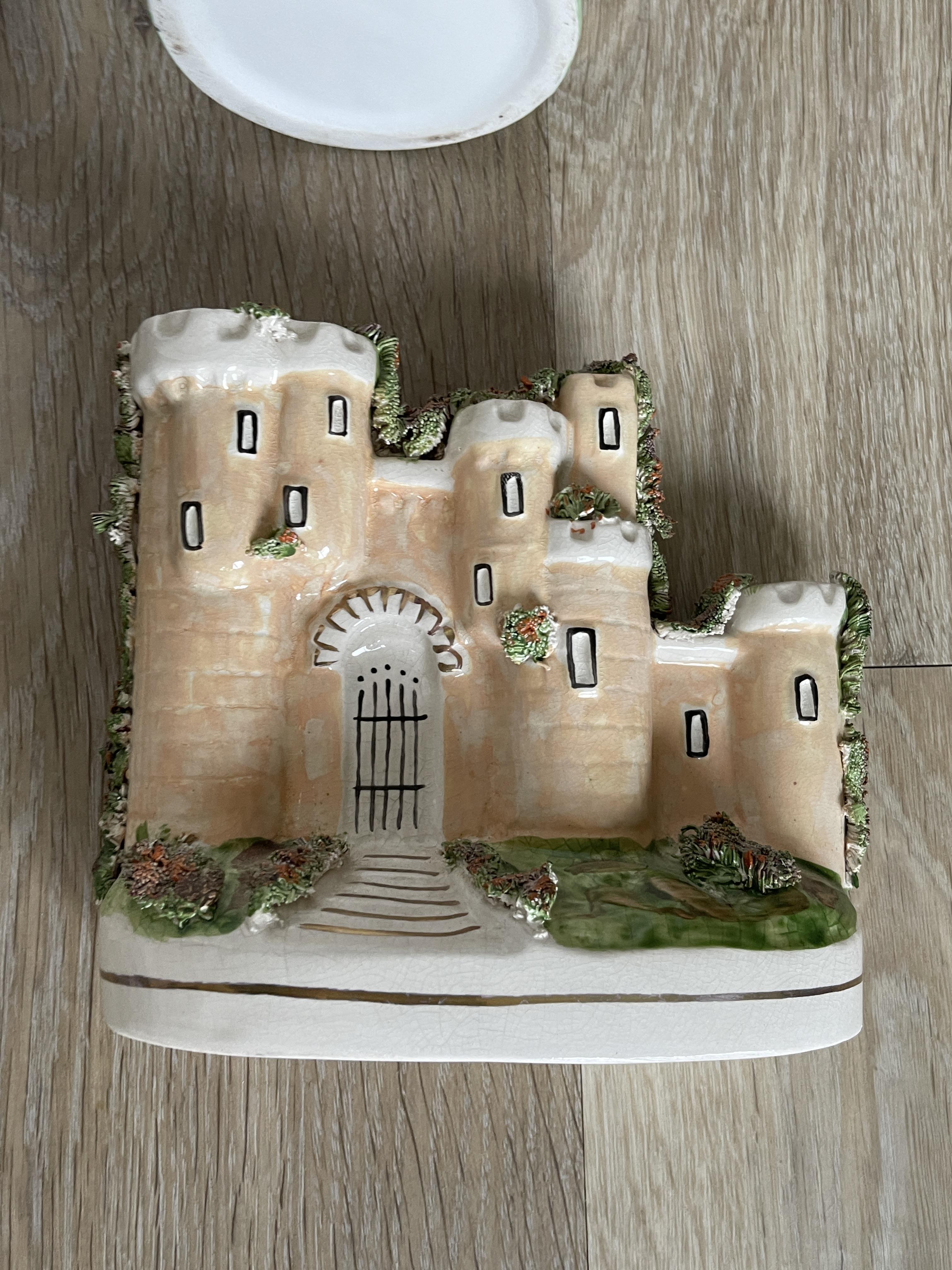 Quantity of Staffordshire Castles/Cottages and Figurines - Image 10 of 12