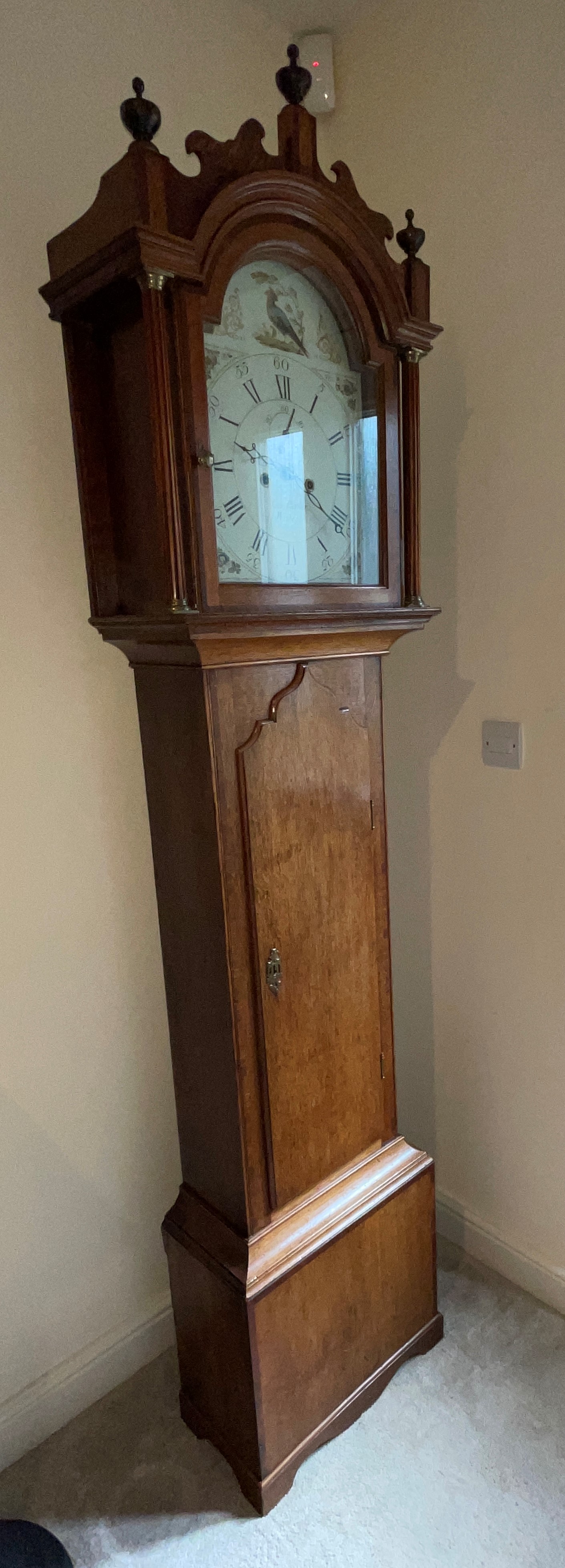 19th Century Oak Mahogany Longcase Geo. Parker. Wi - Image 7 of 19