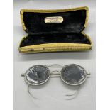 Silver framed Spectacles belonging to entrepreneur