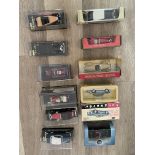 Eleven assorted model vehicles.Please check pictu