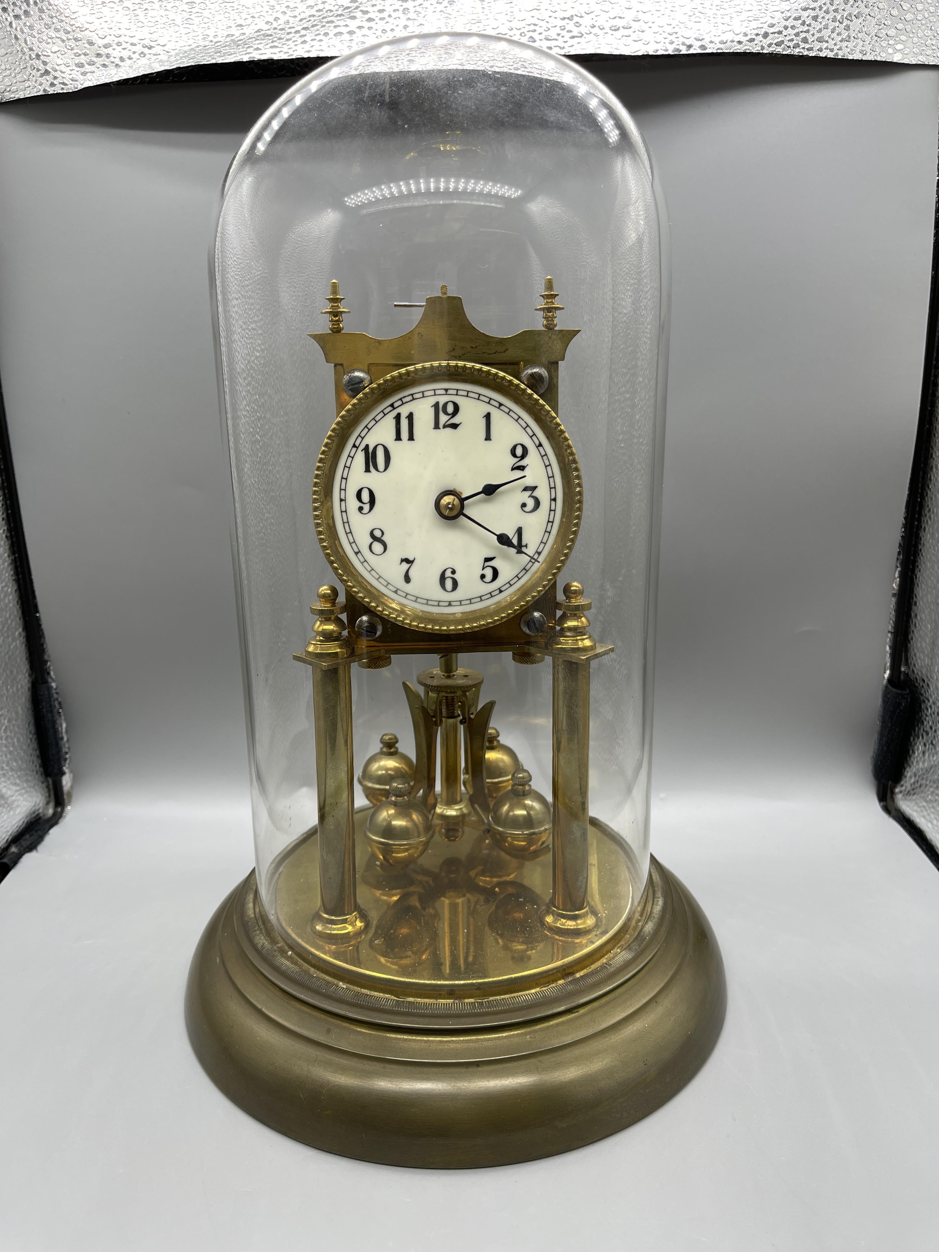 Glass Dome Clock - Image 2 of 11