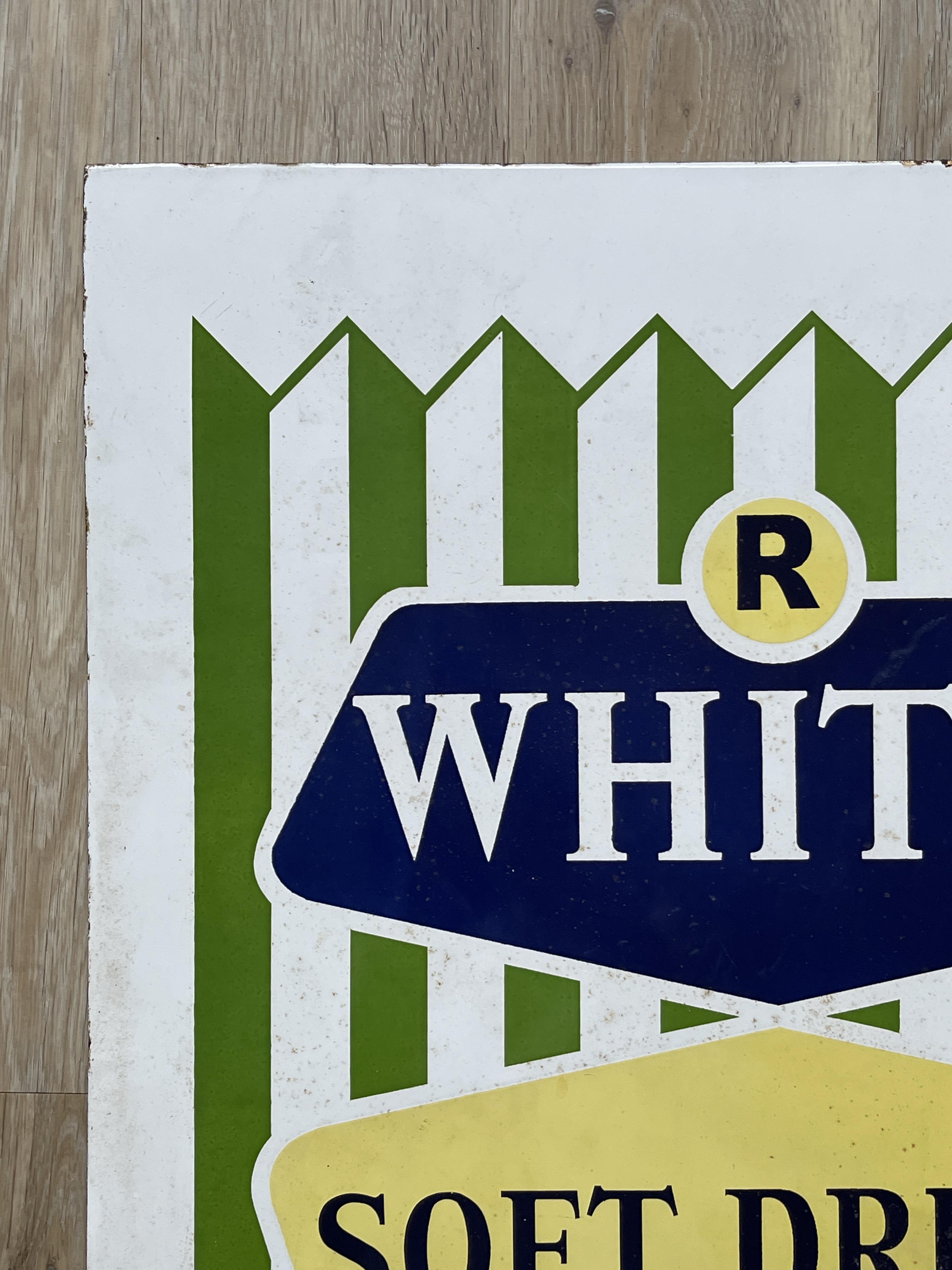 Original Vintage Enamel and Metal "R Whites Lemona - Image 6 of 10