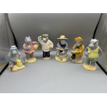 Six boxed Beswick Hippo figurines,