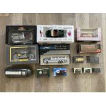 Fourteen assorted model vehicles.Please check pic