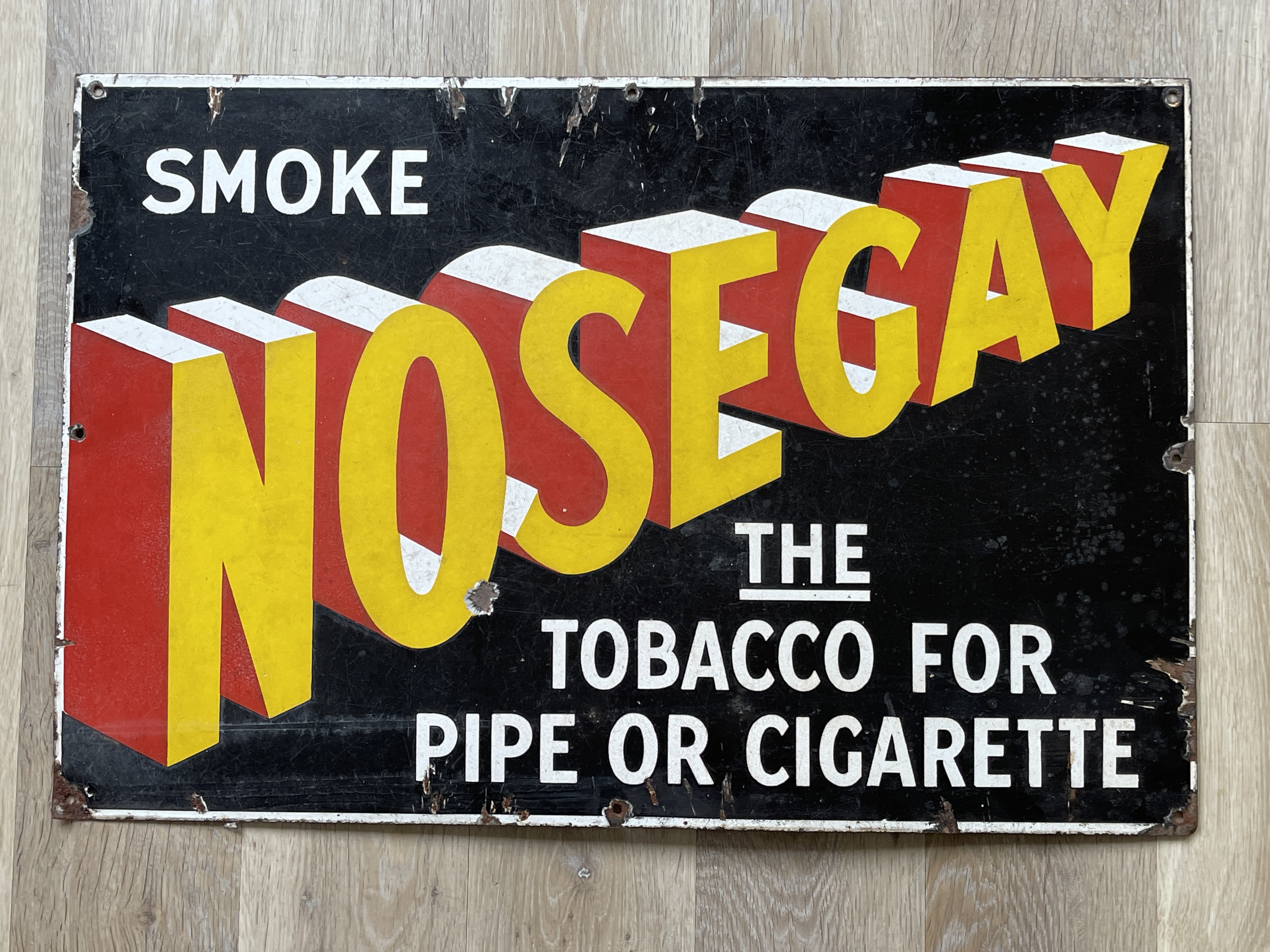 Original Vintage Enamel and Metal "Smoke Nosegay T - Image 3 of 9