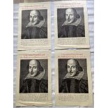 Four Penguin posters of Shakespear 76cm x 50cm.