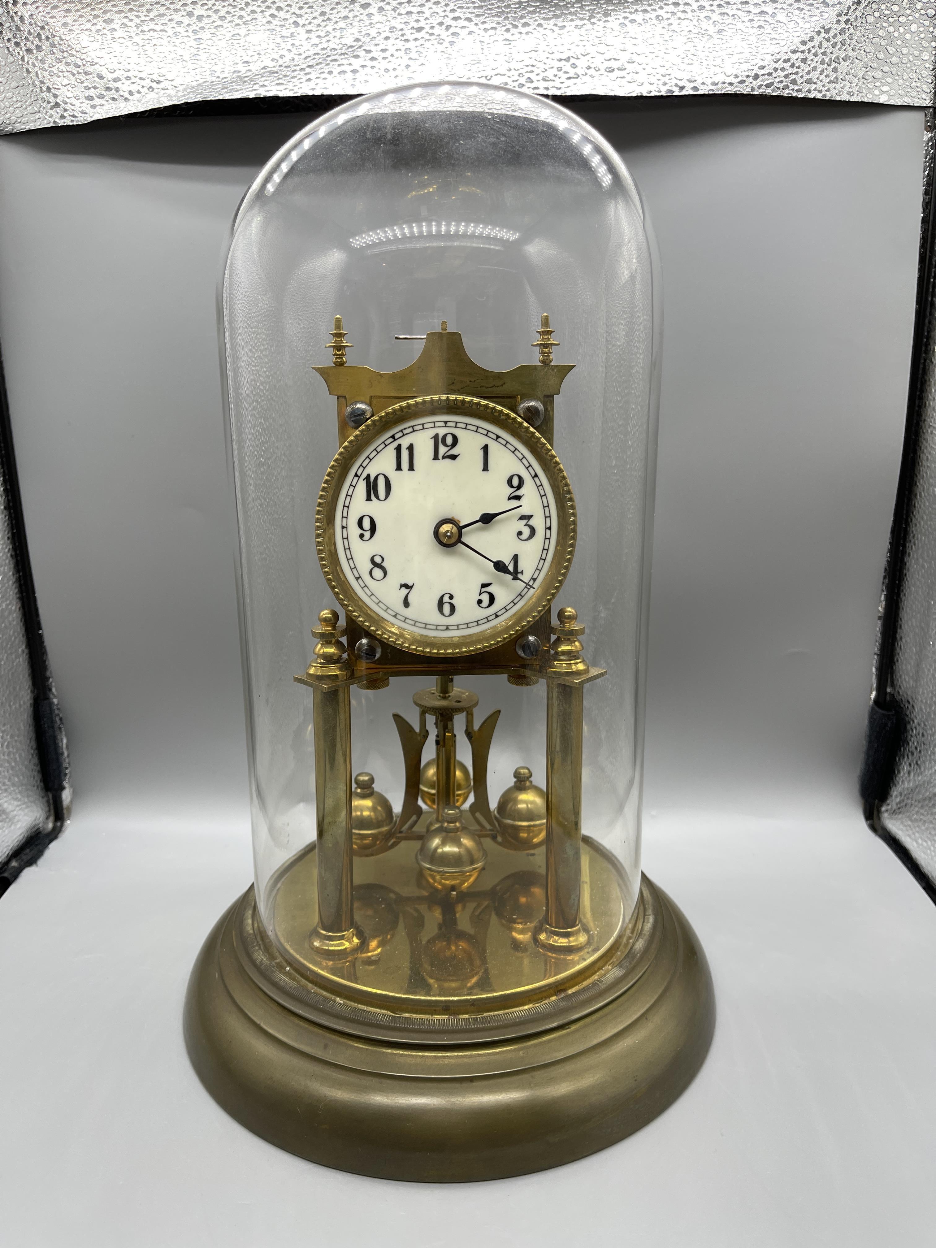 Glass Dome Clock - Image 3 of 11
