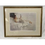 Ersturgeon signed print of woman on bed with hand