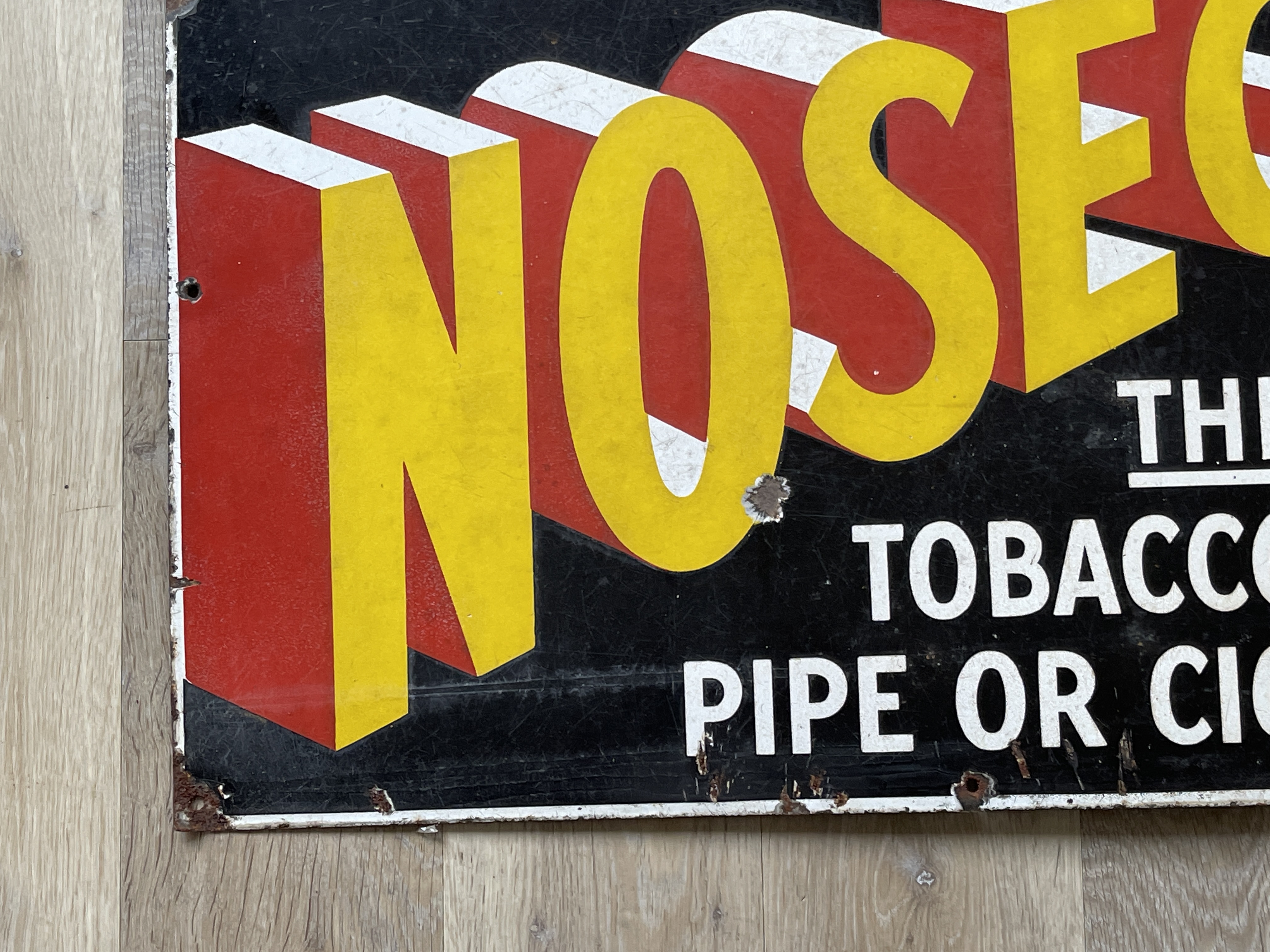 Original Vintage Enamel and Metal "Smoke Nosegay T - Image 6 of 9
