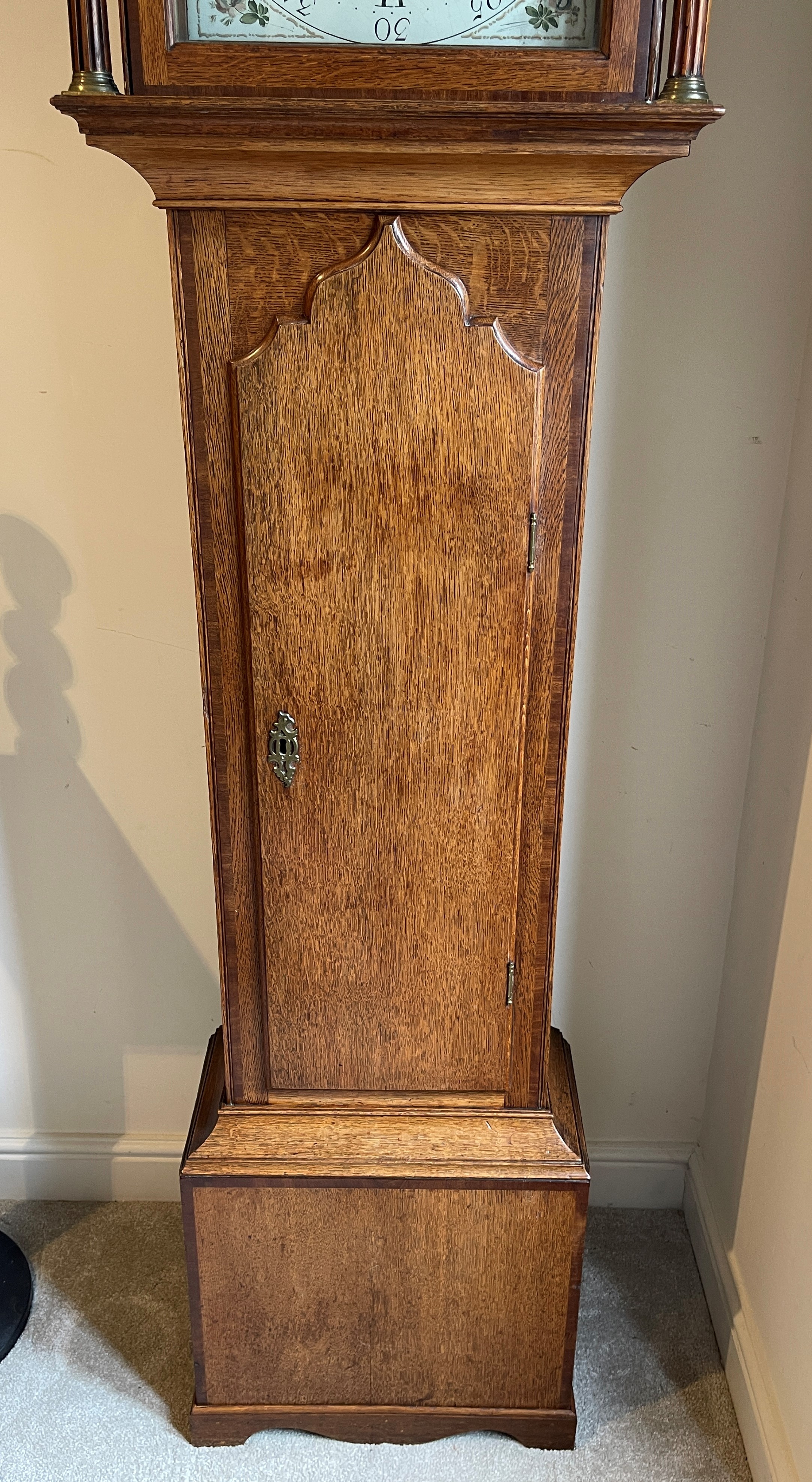 19th Century Oak Mahogany Longcase Geo. Parker. Wi - Image 3 of 19