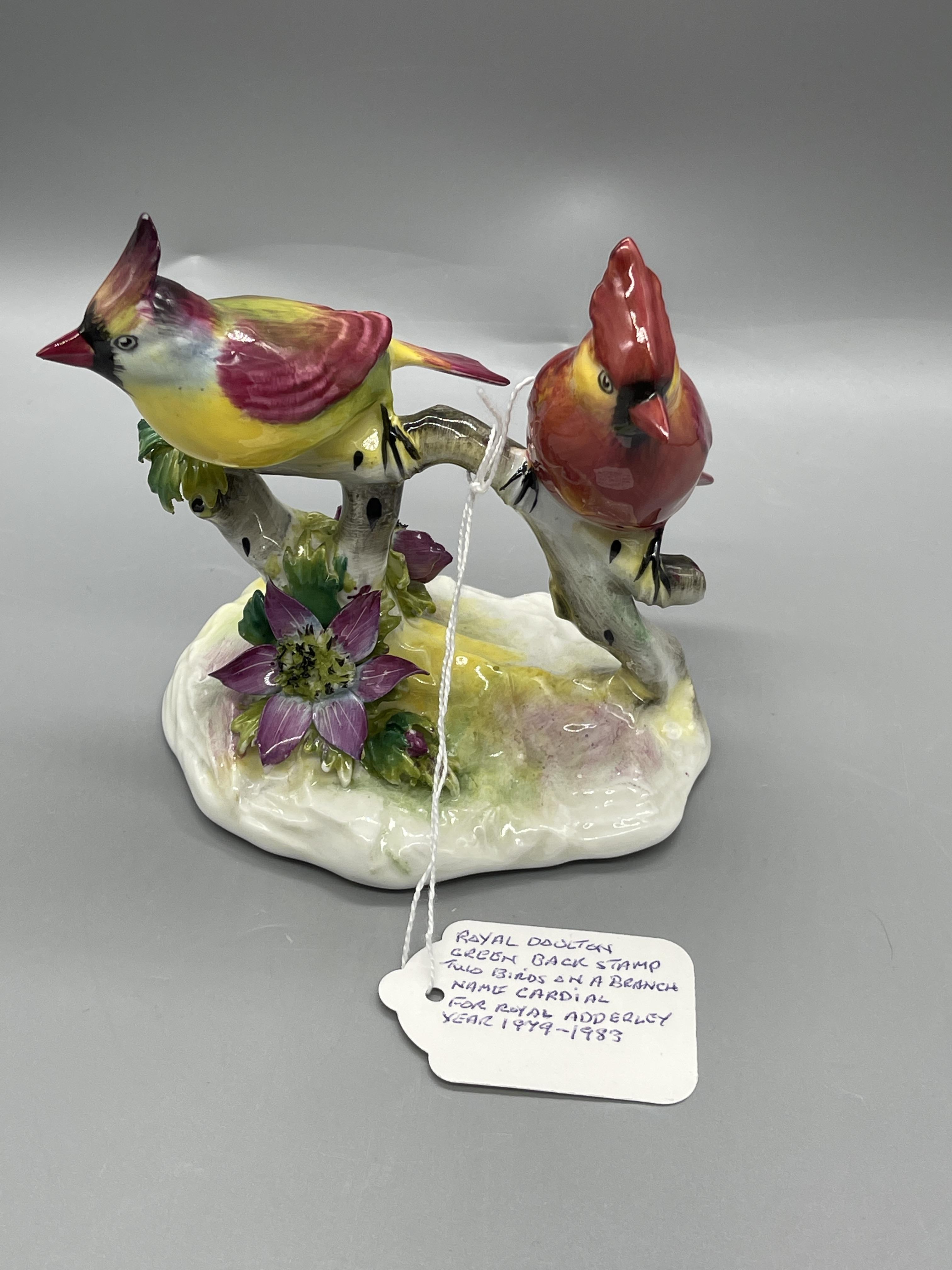 Eight Royal Crown Darby and Royal Doulton Bird Fig - Image 3 of 19