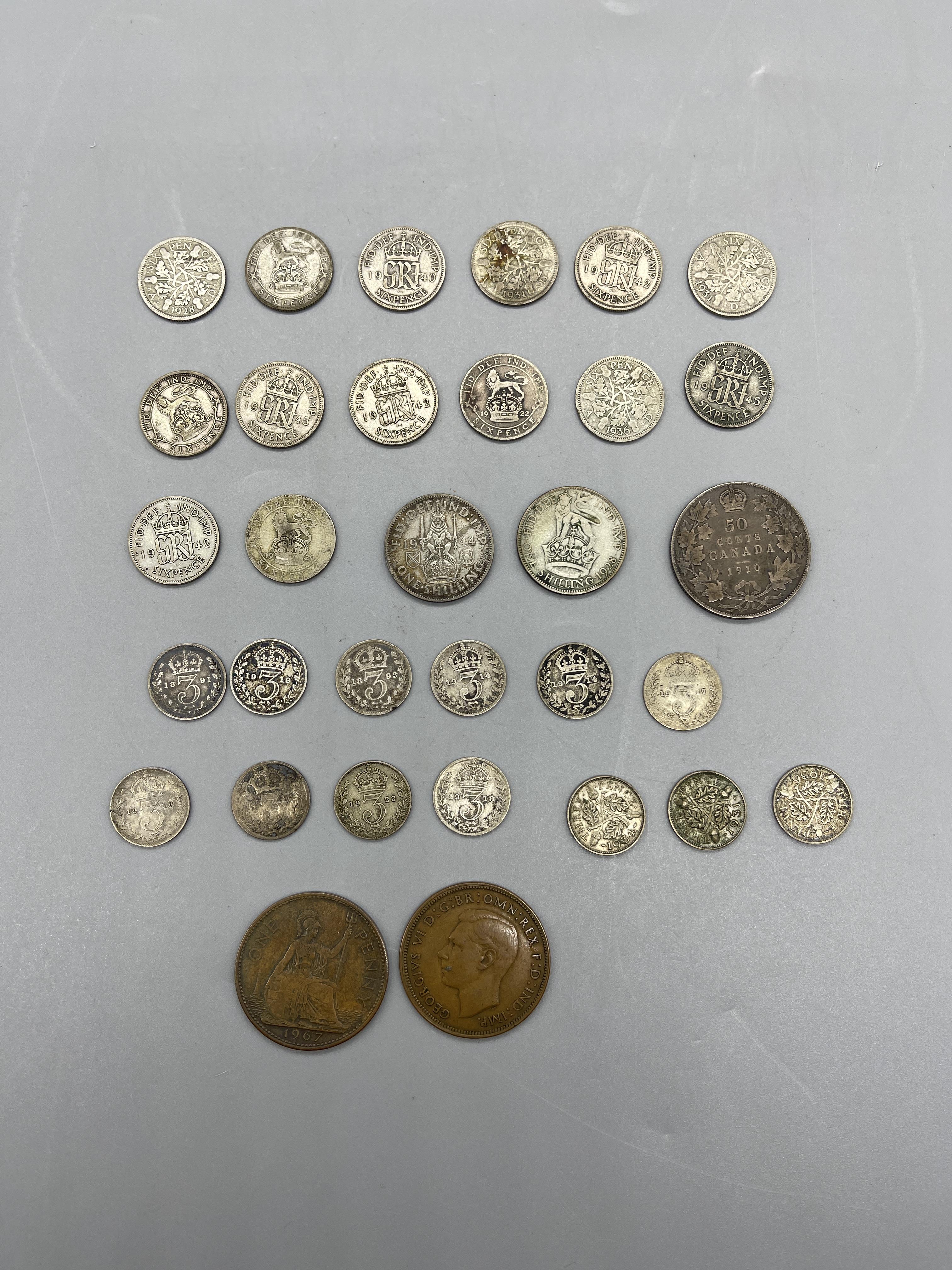 Quantity of Silver coins to include Double Headed