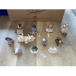 Thirteen Assorted Porcelain Figures to include Roy