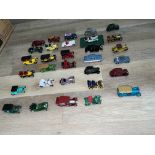 Thirty one assorted model vehicles.Please check p
