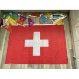 2012 Swiss flag from the Olympic games, with locke