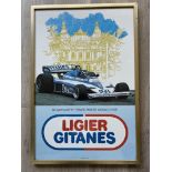 Jacques Laffite Grand Prix De Monaco 1978 Original Poster, great condition