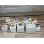 Eleven Cherished Teddies Figures Great Condition,