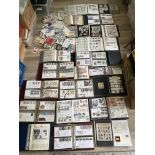 Large Collection Of First Day Covers and Stapms