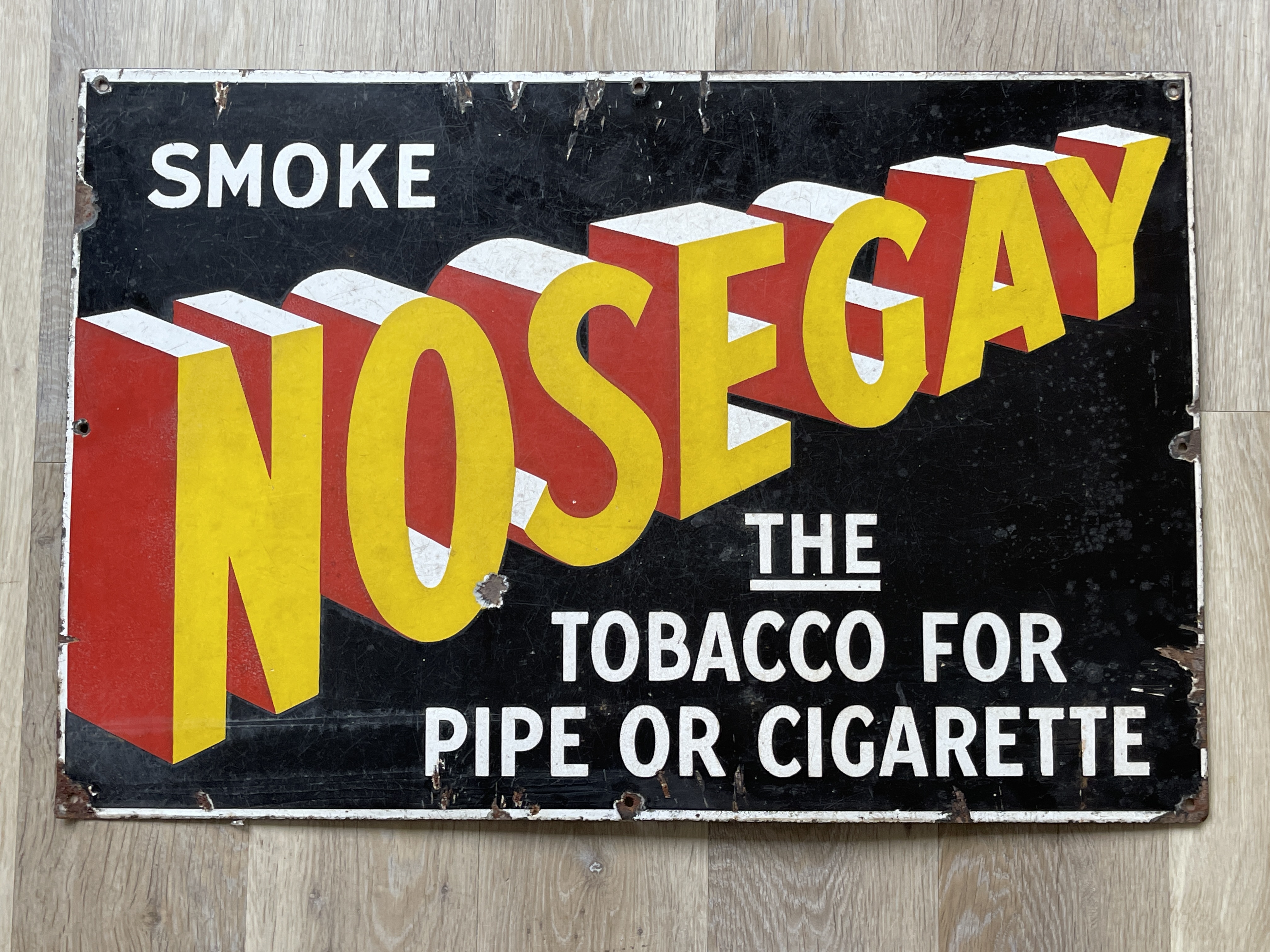 Original Vintage Enamel and Metal "Smoke Nosegay T - Image 8 of 9