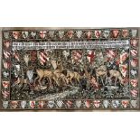 Verdure with Deer and Shields Tapestry
