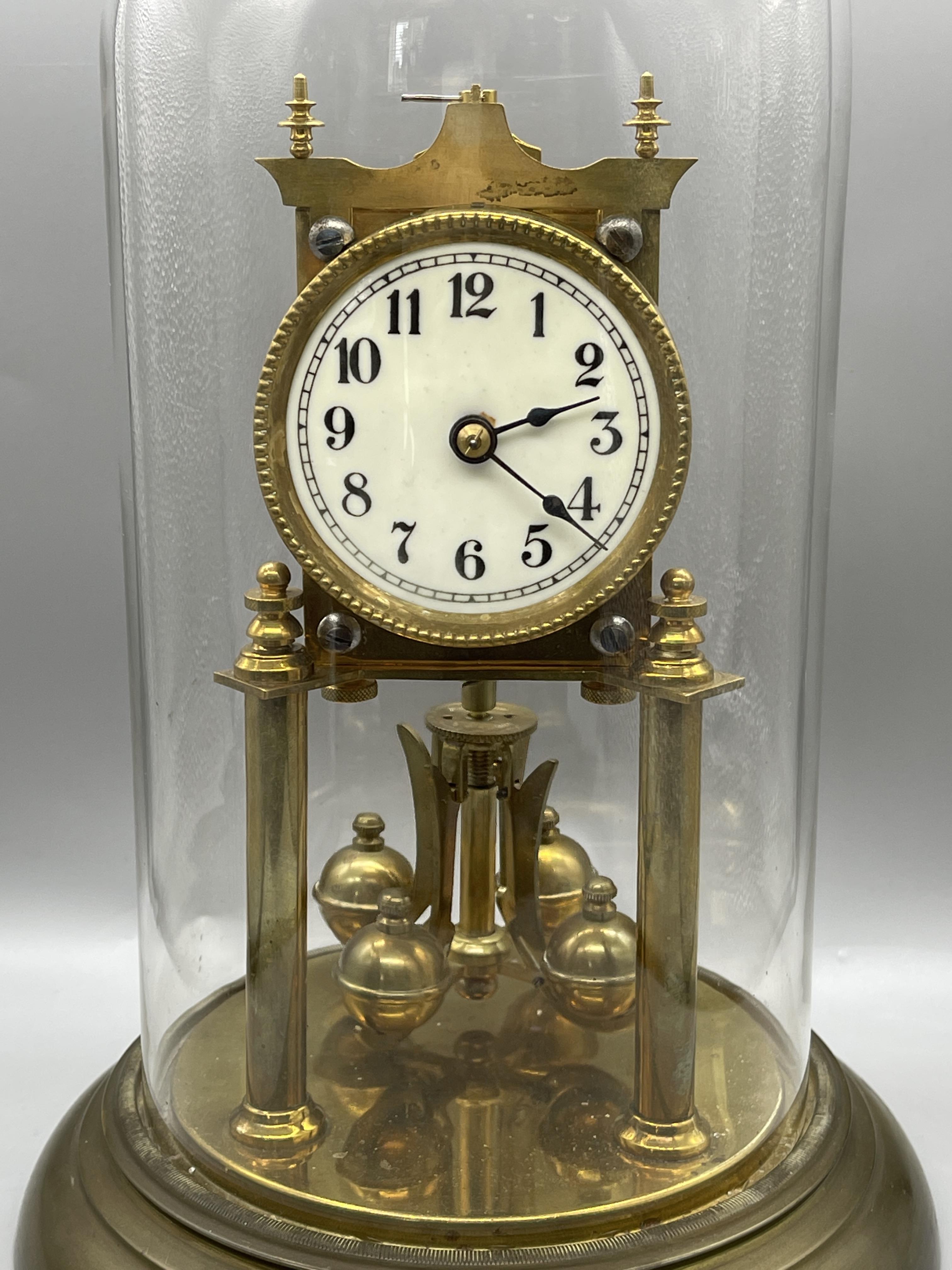 Glass Dome Clock - Image 10 of 11