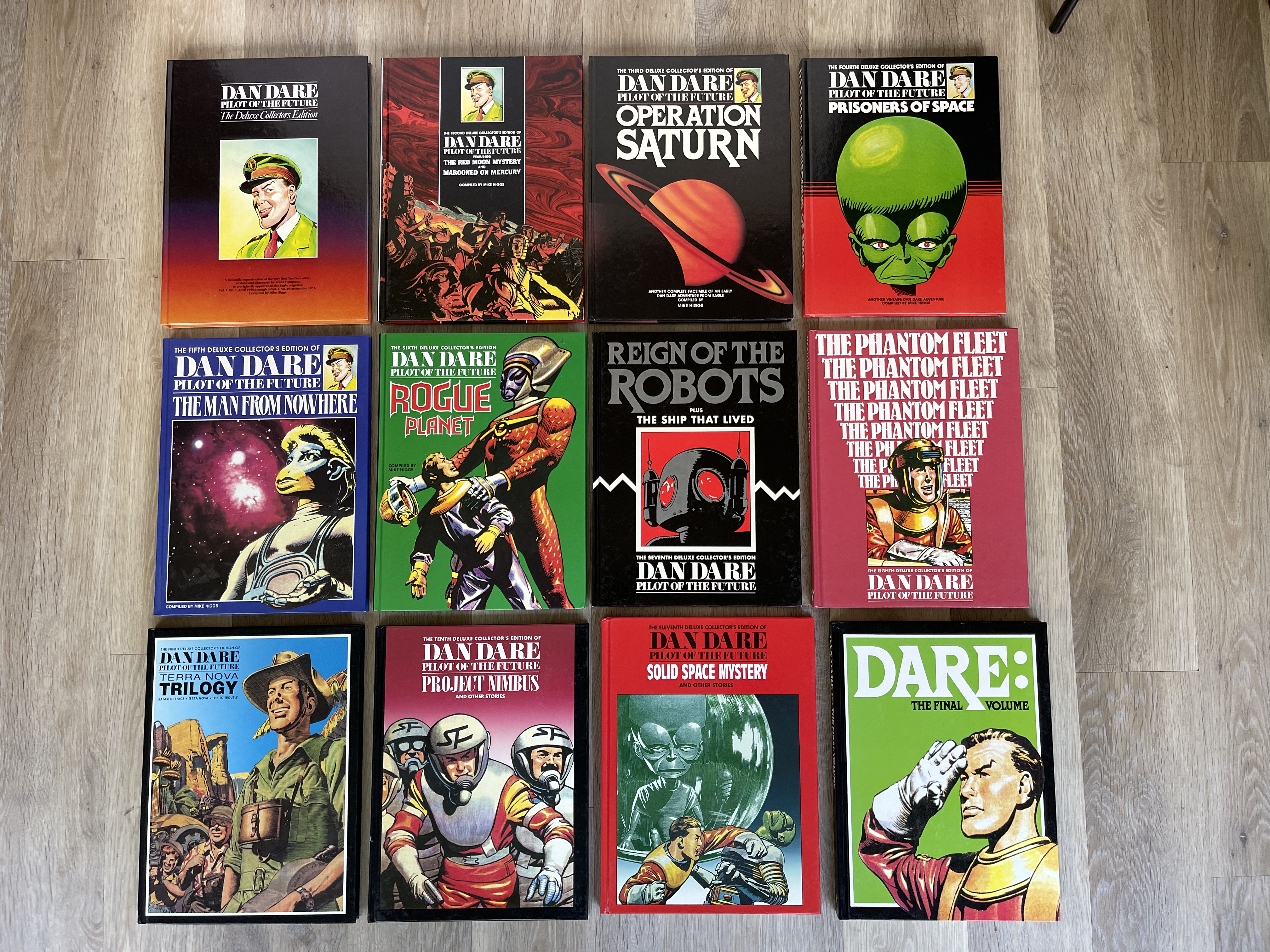 Dan Dare Books Collection Volume 1-12Great condit