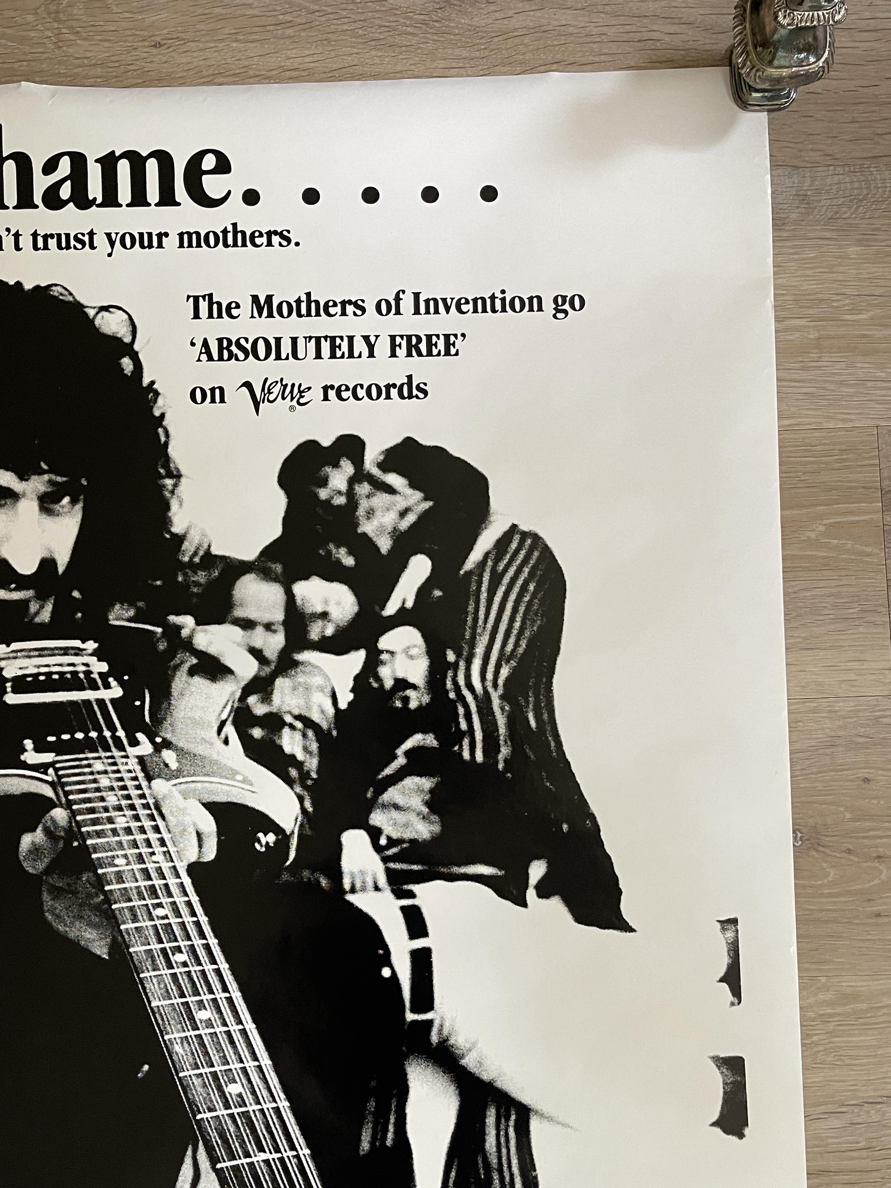 Frank Zappa "Mother of invention" Original Vintage - Image 4 of 7