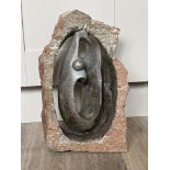 Unusual Granite Stone Carving, not signed