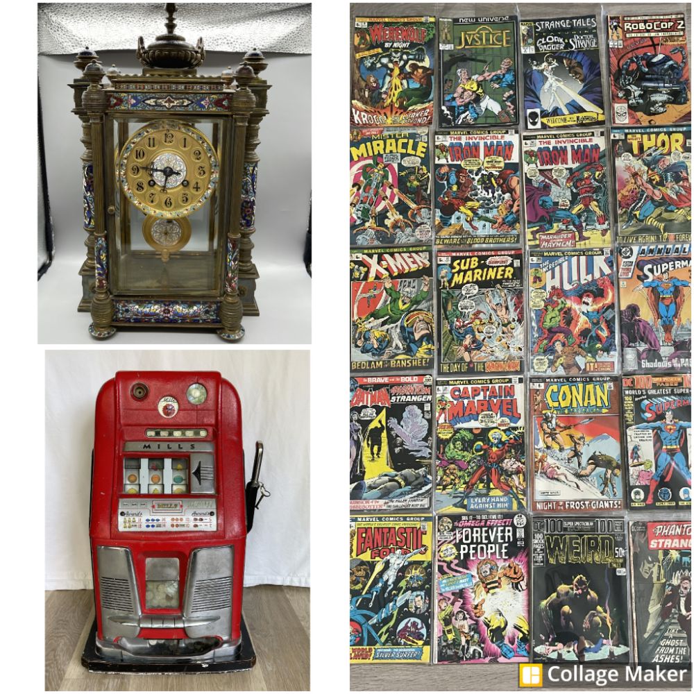 Antiques, Paintings, DC/Marvel Comics, Vintage Toys, Oriental items, Jewellery and Memorabilia