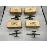 Four Royal Artillery Gun and Ammunition Britains T