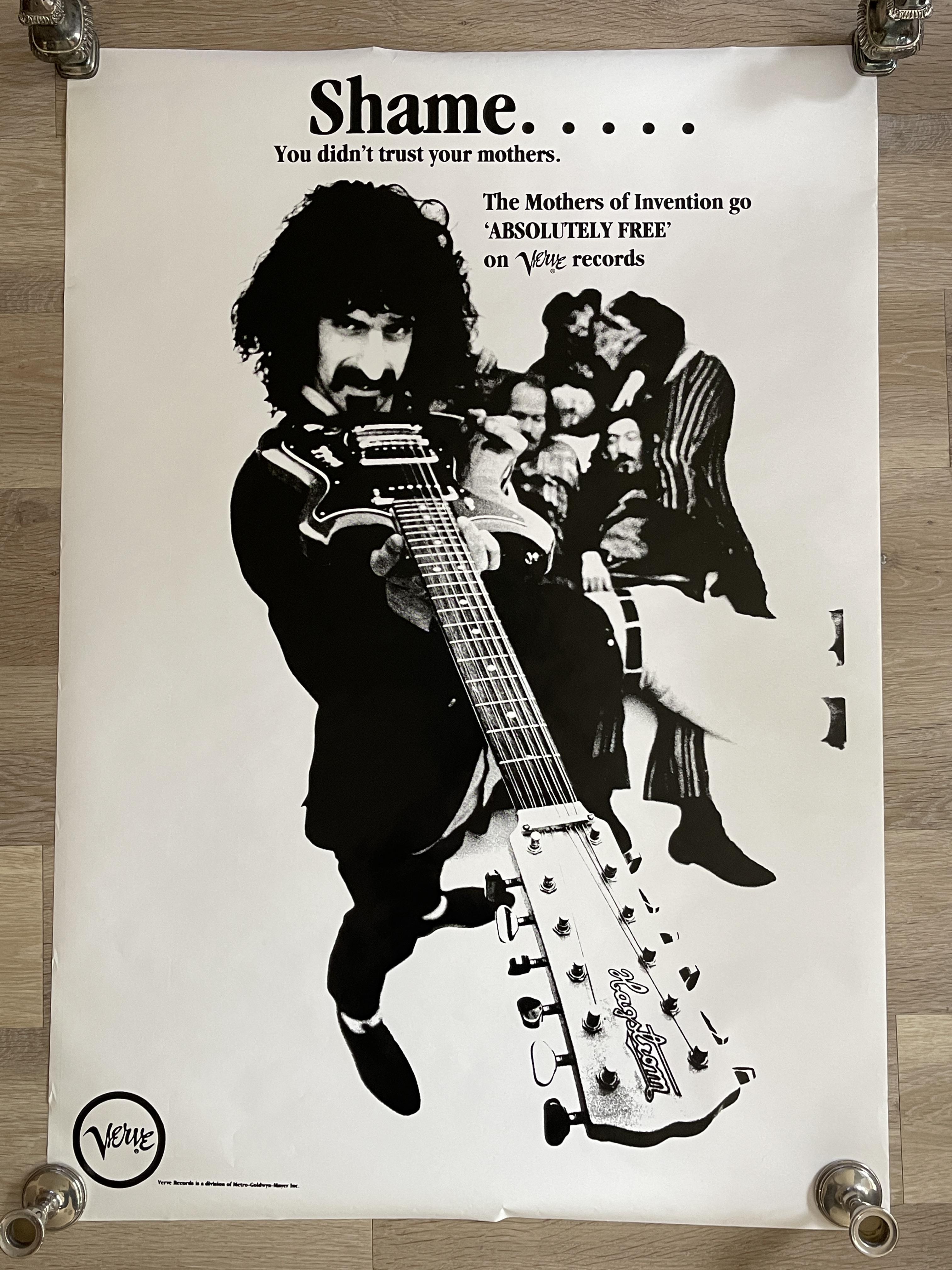 Frank Zappa "Mother of invention" Original Vintage - Image 2 of 7