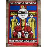 Gilbert & George Original Vintage Poster. Excellen