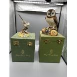 Two Boxed Royal Crown Darby Figures Great Conditio