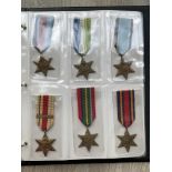 Album of medals to inc repro VC, GC, ACE, and QEII