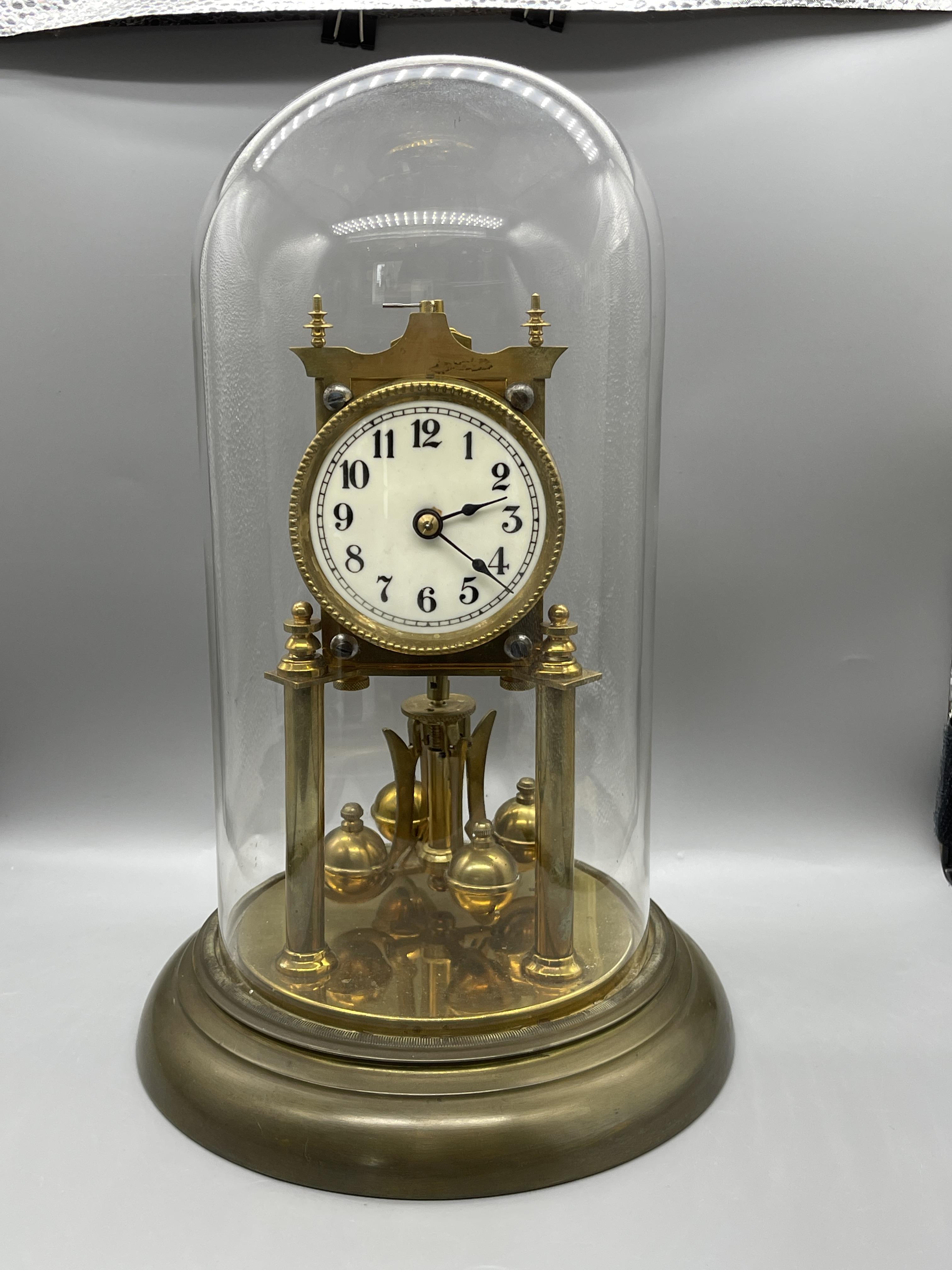 Glass Dome Clock - Image 11 of 11