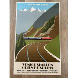 Pierre Fix-Masseau Orient Express - The Alpine Rou