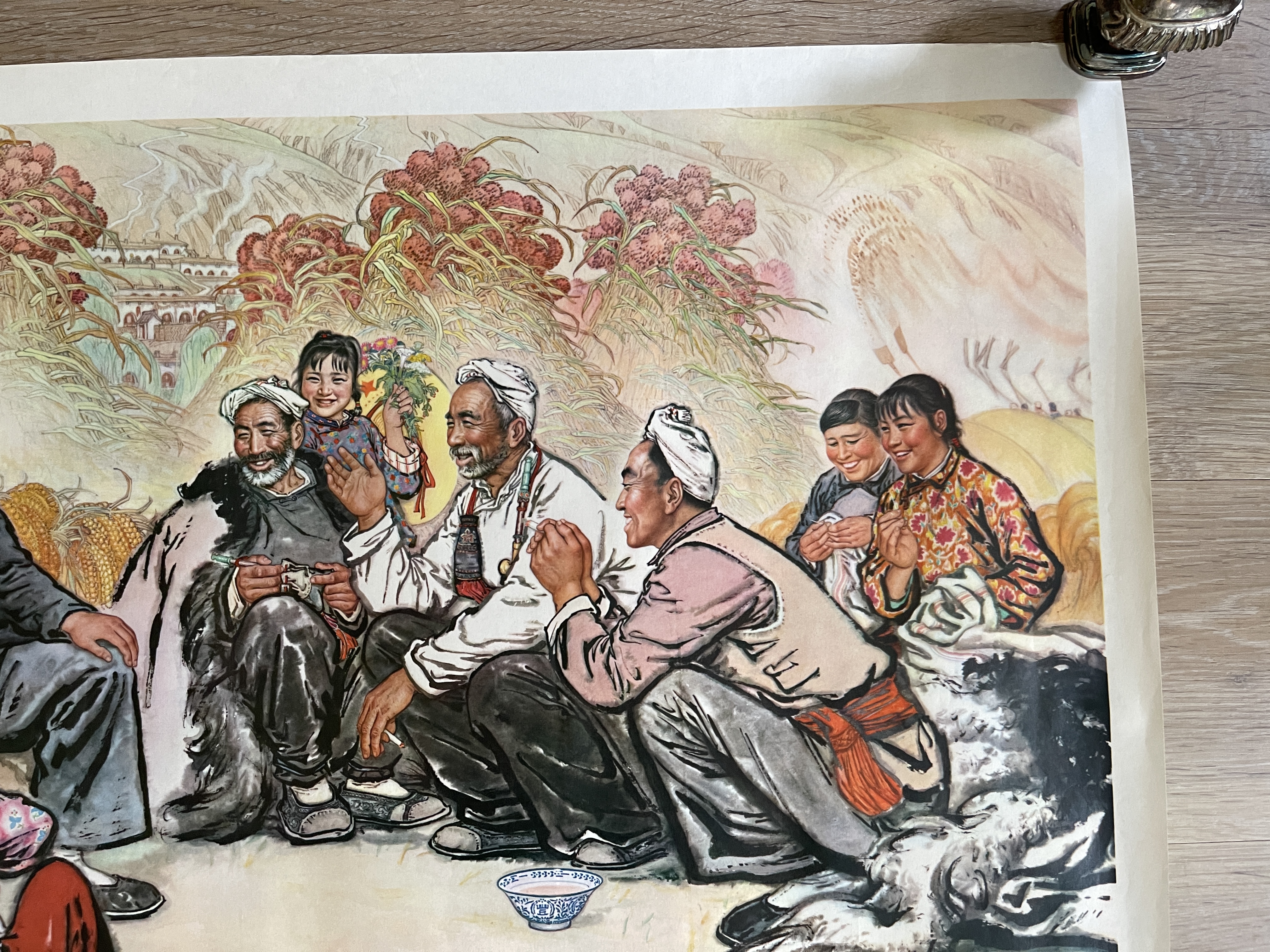 Heart-to-heart Talk - Original Vintage Chinese Poster - Image 3 of 8