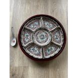 A Set of Chinese Serving Dishes with Lazy Susan, m