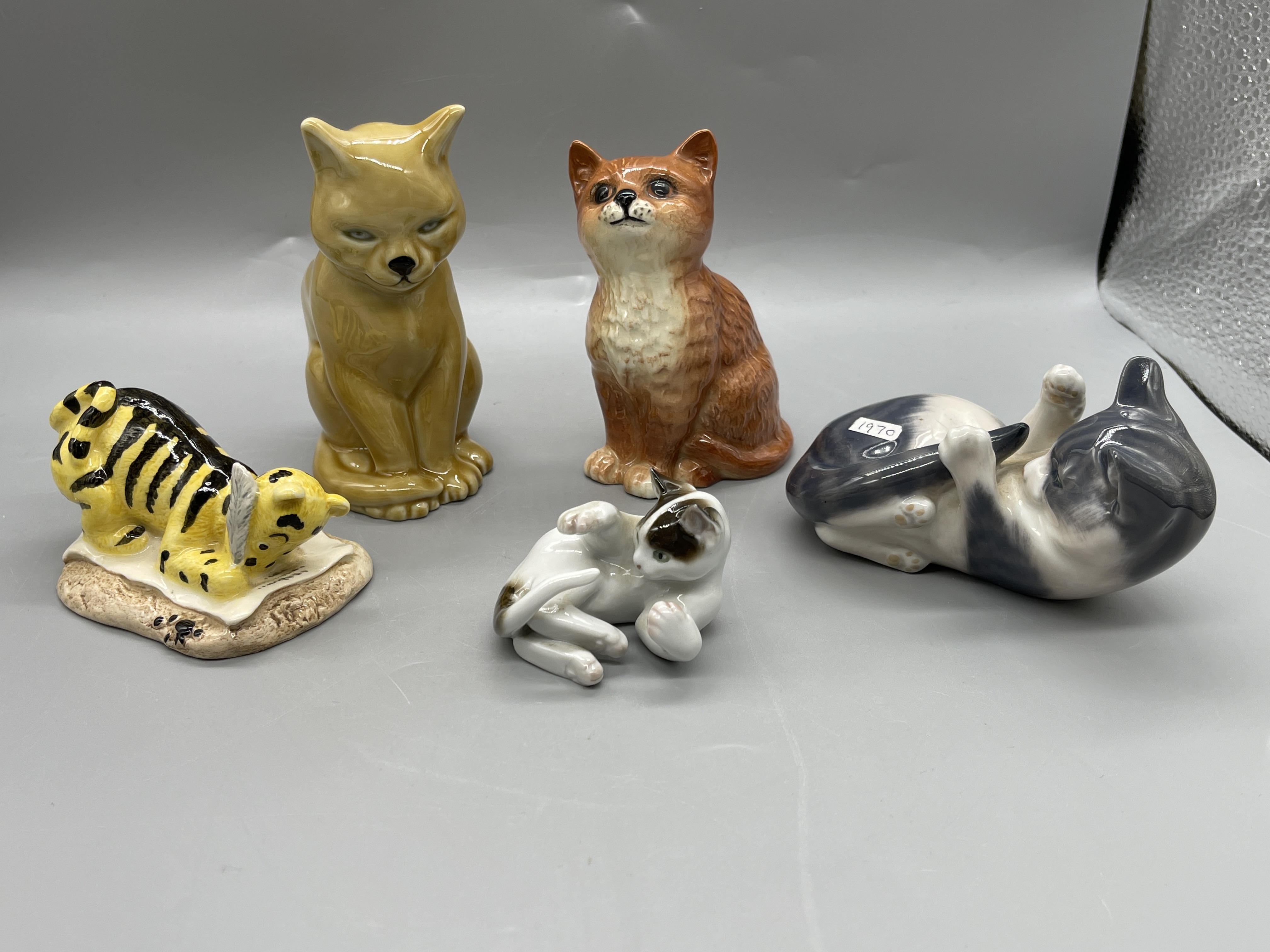 Five Cat Figures to include Royal Doulton Winnie T - Image 11 of 11