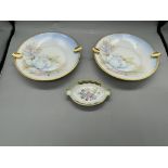 Three porcelain Limoges