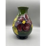 Moorcroft Green Clematis Vase